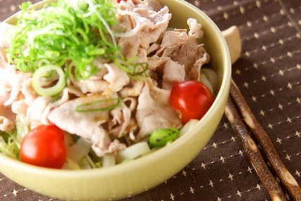 豚シャブサラダうどん