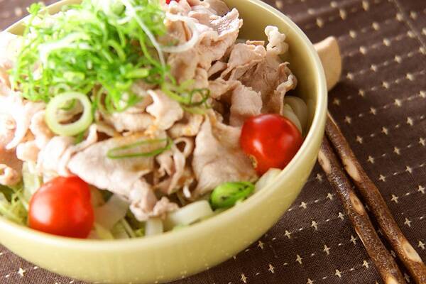 豚シャブサラダうどん