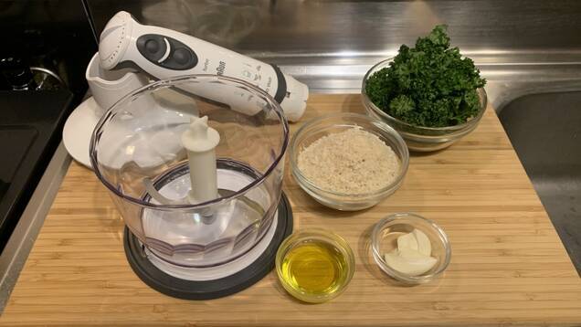 パセリを使い切るレシピ(persillade ペルシヤード)の作り方の手順3