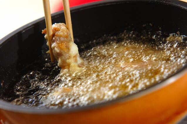 豚肉のみそチーズ天ぷらの作り方の手順5