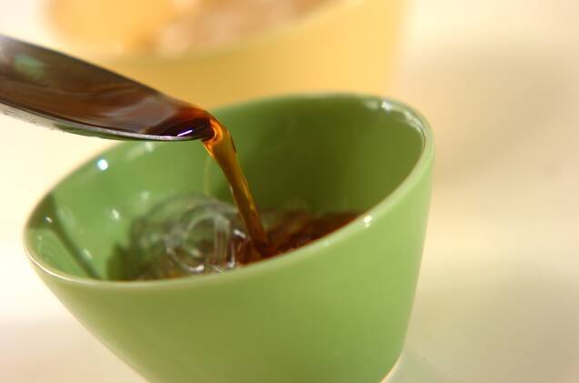 手づくり黒蜜の葛きりの作り方の手順3