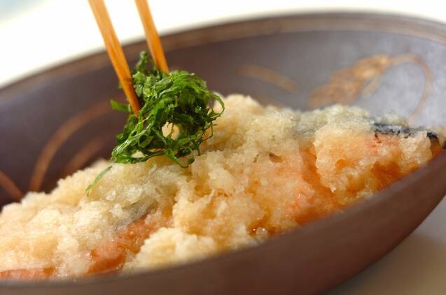 鮭と大根おろしの辛煮の作り方の手順3