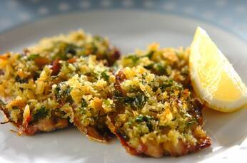 イワシの香草パン粉焼き