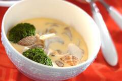 魚介のクリーム茶碗蒸し