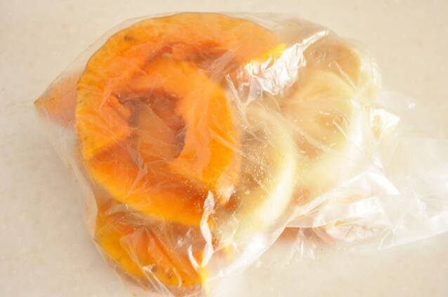 冬野菜と柿のローストの作り方の手順5