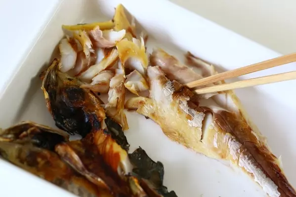 アジの干物で作る冷や汁風混ぜごはんの作り方1