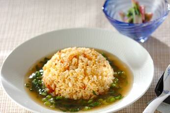 小松菜あんかけチャーハン