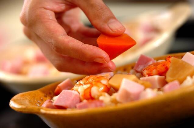 余ったおせちでいろいろドリアの作り方の手順6