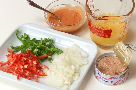 簡単！ツナタマ焼きの作り方の手順1