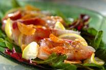 かんぱちのカルパッチョガーリック風味