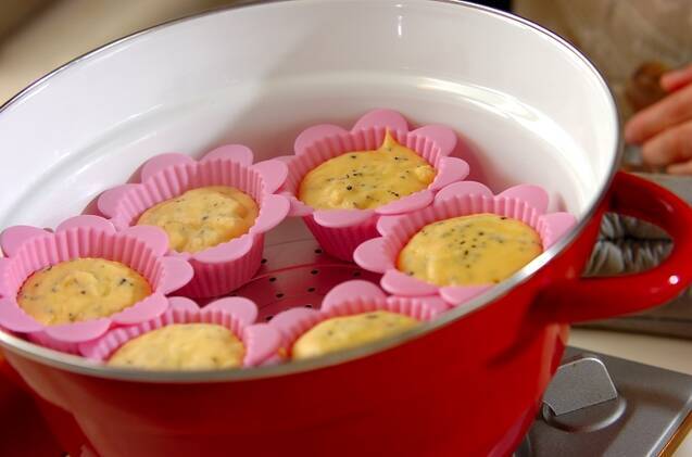 小麦グルテンフリー蒸しパンの作り方の手順3