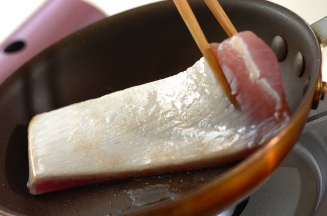 香味しょうゆのビントロあぶり丼の作り方の手順3