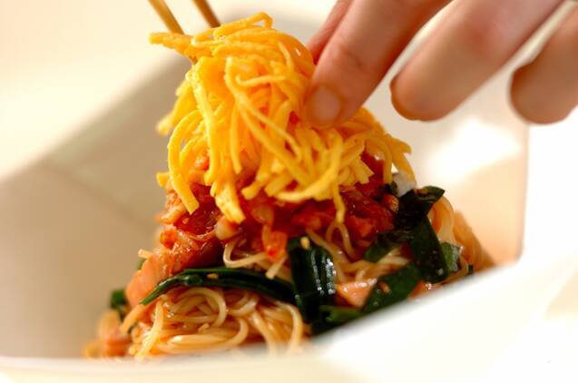 韓国の味そうめんでビビン麺 タレが決め手の本格派 by森岡 恵さんの作り方の手順5