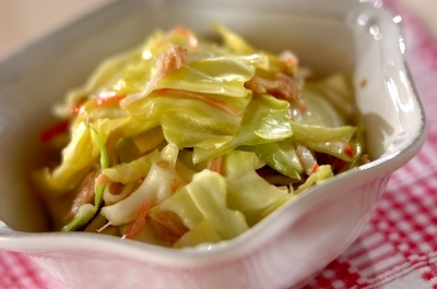 キャベツとツナの簡単酢サラダ 副菜 レシピ 作り方 E レシピ 料理のプロが作る簡単レシピ