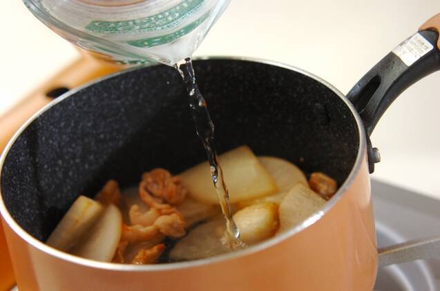 塩豚汁の作り方の手順3