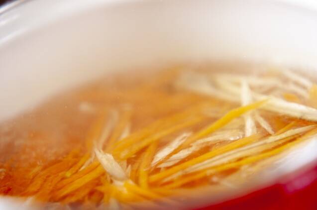 細切り根菜サラダの作り方の手順5