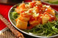 豆腐入りエビチリ