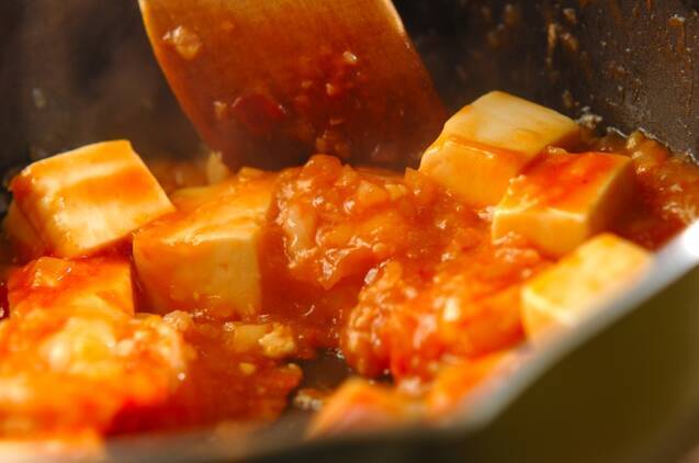 豆腐入りエビチリの作り方の手順8