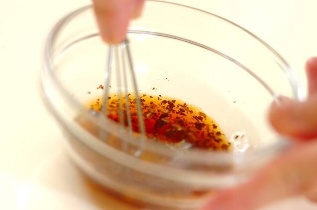 材料を入れて混ぜるだけ！山椒ドレッシング by崎野 晴子さんの作り方の手順1