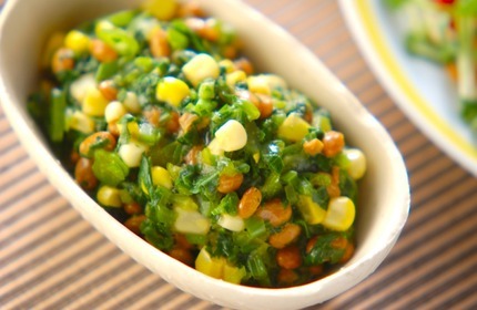 ツルムラサキ納豆