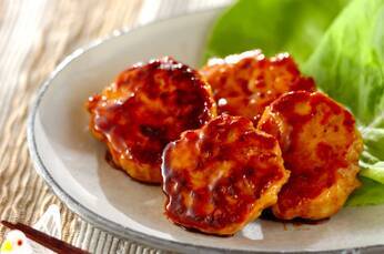 酒粕入り鶏つみれ焼き