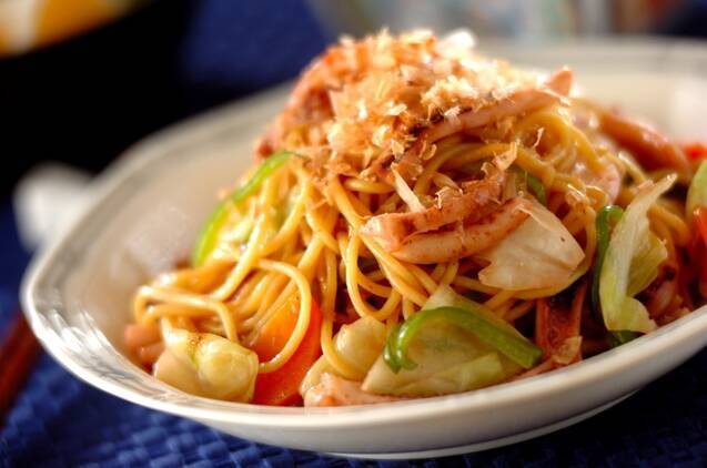 イカのオイスター焼きそば