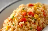 コーンとバターじょうゆのピラフ