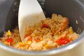 コーンとバターじょうゆのピラフの作り方5