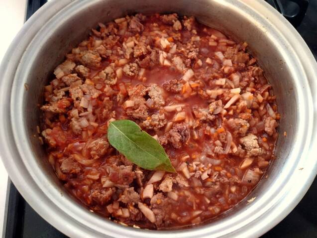 レンコンミートソースのパッケリの作り方の手順5