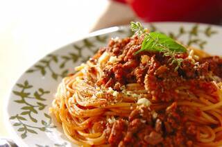 ミートナッツソースパスタ