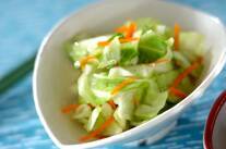 キャベツの甘酢和え