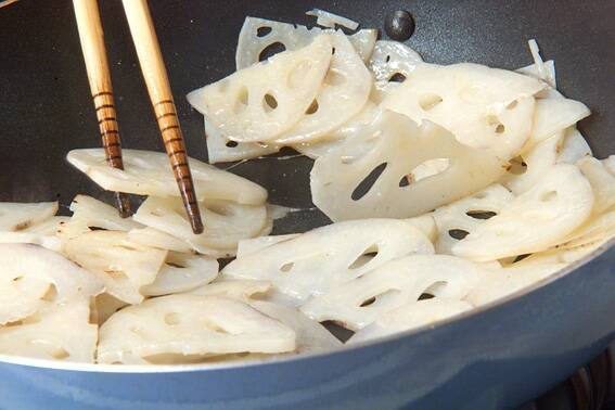 レンコンのきんぴらの作り方の手順2