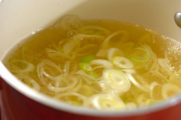 焼き豆腐のみそ汁の作り方の手順2