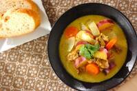 サツマイモ入りココナッツカレー