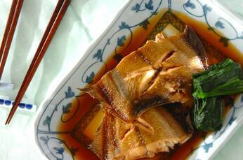 煮崩れしない！　カレイの煮魚