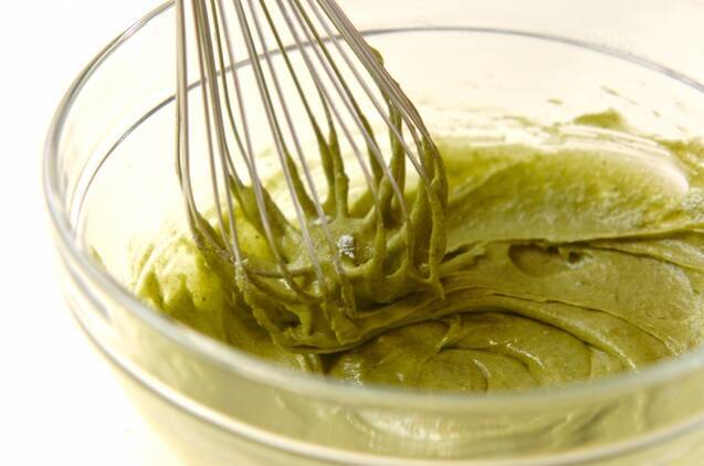 抹茶マドレーヌの作り方の手順4