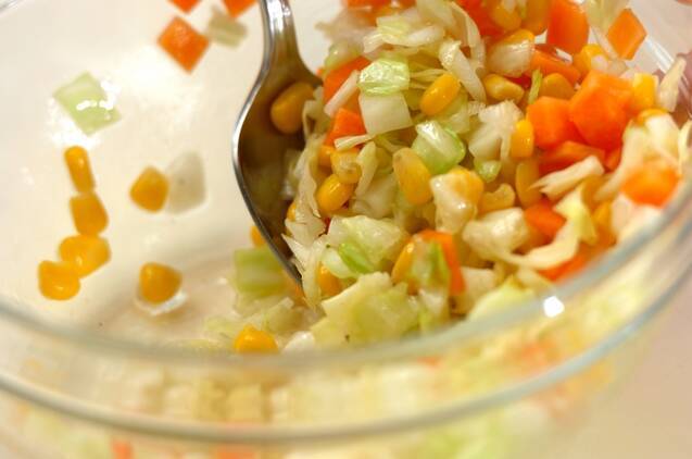 コールスローの作り方の手順4