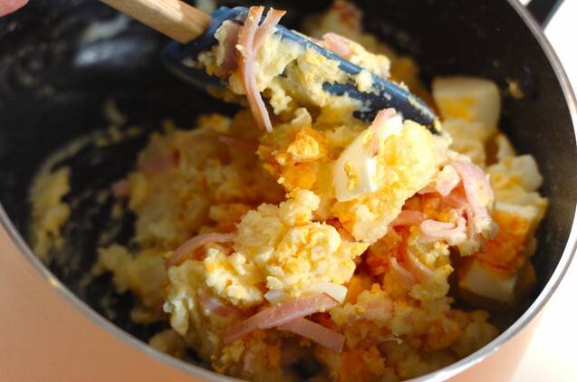 卵たっぷりポテトサラダの作り方の手順5
