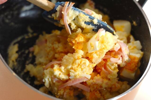 卵たっぷりポテトサラダの作り方の手順5