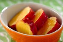 サツマイモのオレンジジュース煮