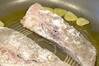 白身魚のポワレ〜きのこクリームソース〜の作り方の手順6