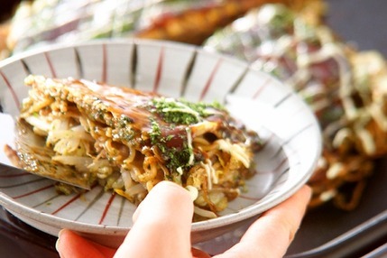 キャベツお好み焼き