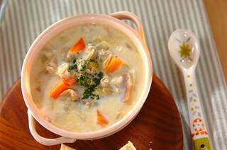 クラムチャウダー