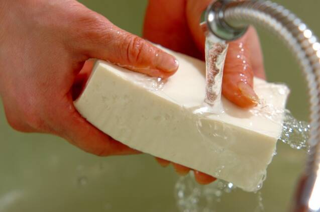 豆腐のチゲの作り方の手順1