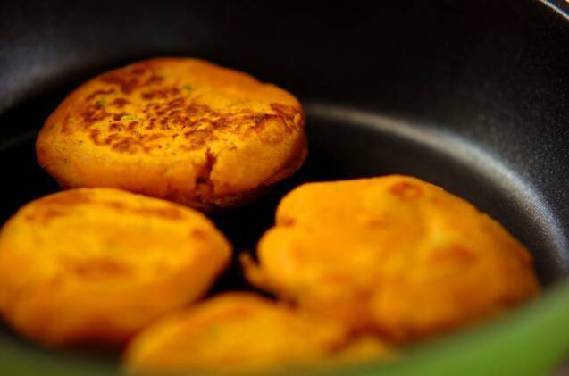 カボチャのもちもち焼きの作り方の手順2