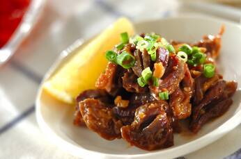 簡単居酒屋風おつまみ！砂肝の甘辛ニンニク炒め by 杉本 亜希子さん