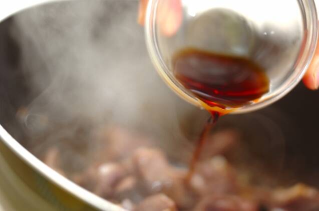 簡単居酒屋風おつまみ！砂肝の甘辛ニンニク炒め by 杉本 亜希子さんの作り方の手順4