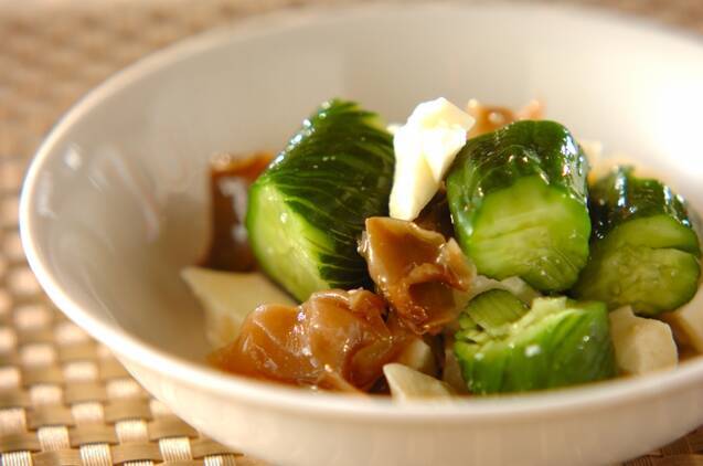 キュウリとザーサイの和え物