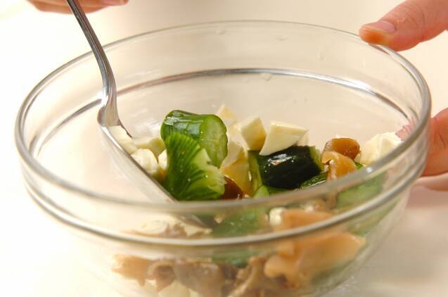 キュウリとザーサイの和え物の作り方の手順3