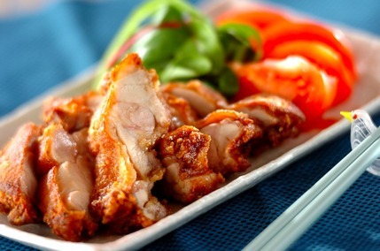 鶏もも肉のおいしい唐揚げ